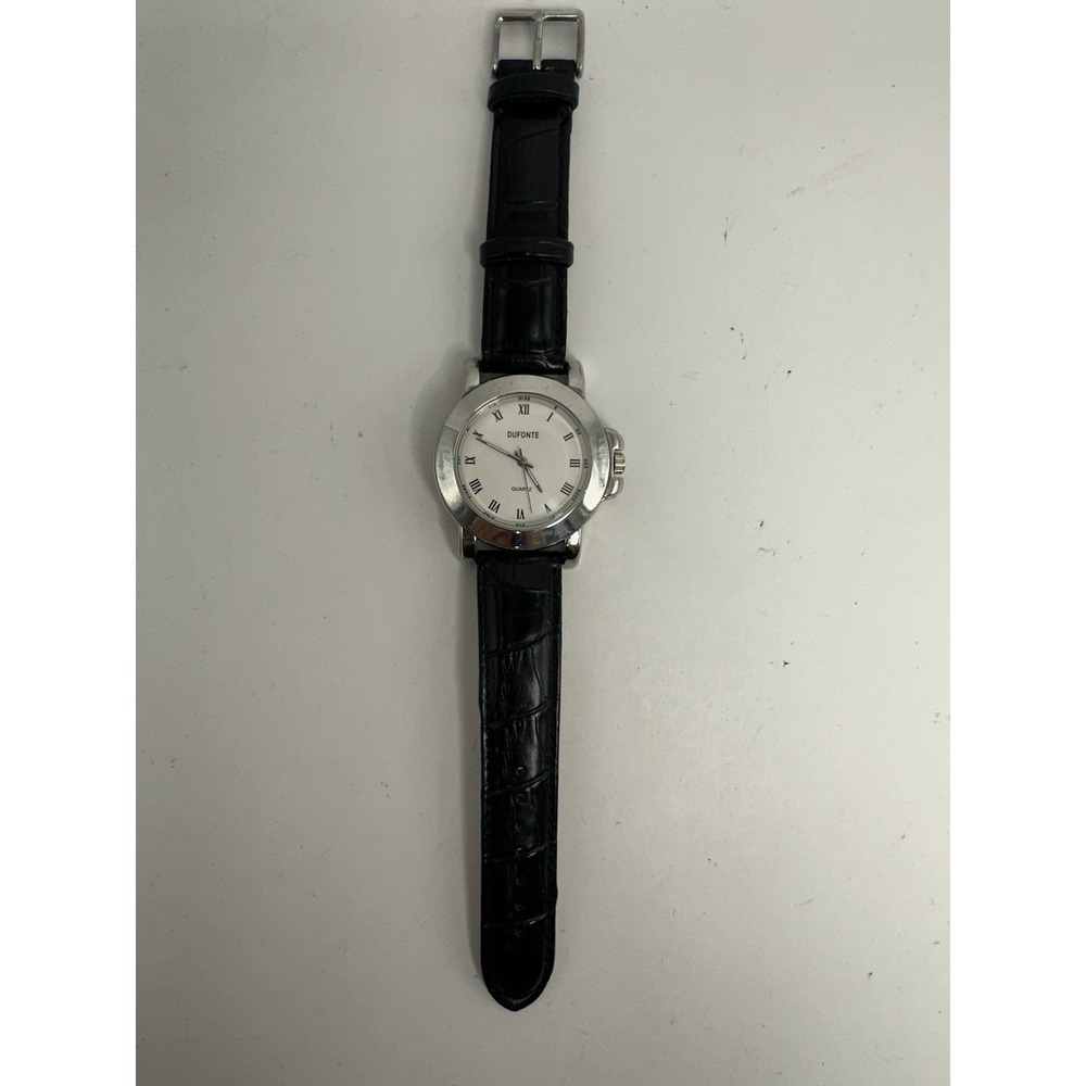 Dufonte 827022BK Mens Watch New Battery 41MM 8" H2 - Picture 4 of 12